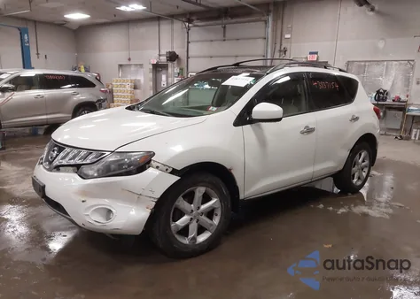 2009 Nissan Murano Sl from USA, damaged, VIN JN8AZ18U09W023087